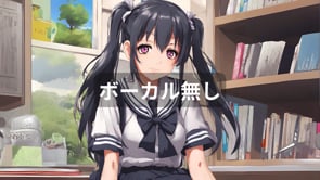 朝焼けの空の下で